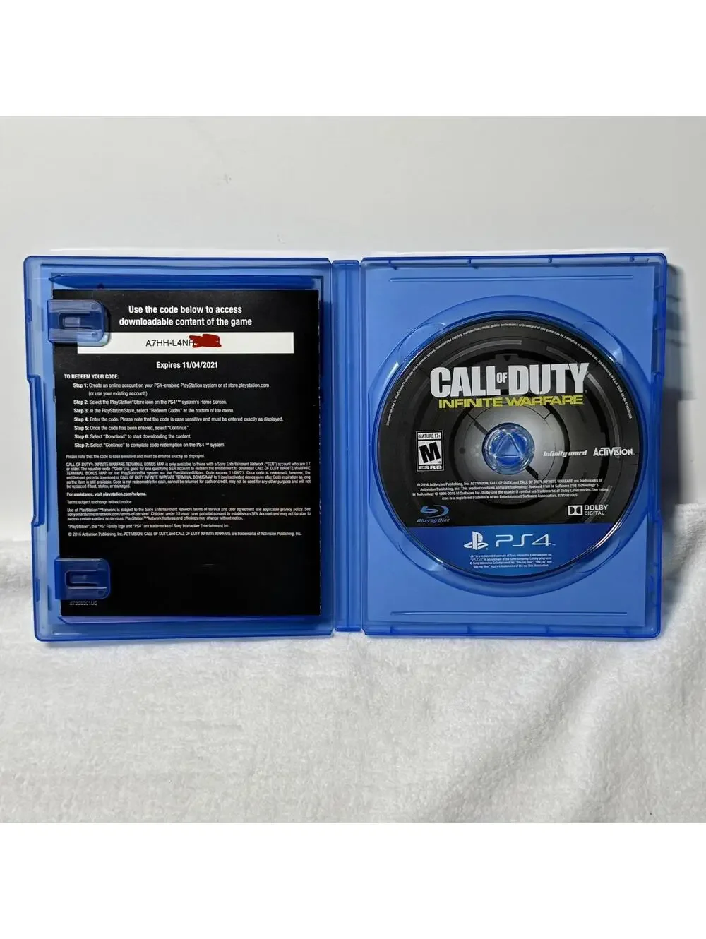 Call of Duty Infinite Warfare PS4 Game w/ Case & Disc PlayStation 4